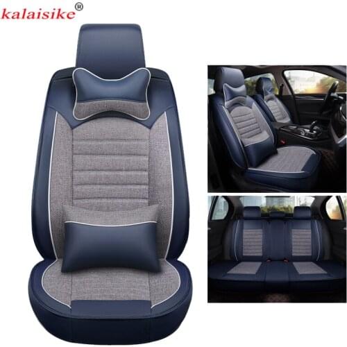 Kalaisike universal car seat cover for Buick all model VELITE Excelle Envision Verano ENCORE enclave regal auto Accessories