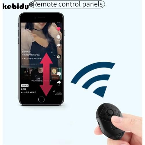 Kebidu Bluetooth Selfie Shutter Release Mini Photograph Button Controller Adapter For Phone Selfie Photo Control Remote Button