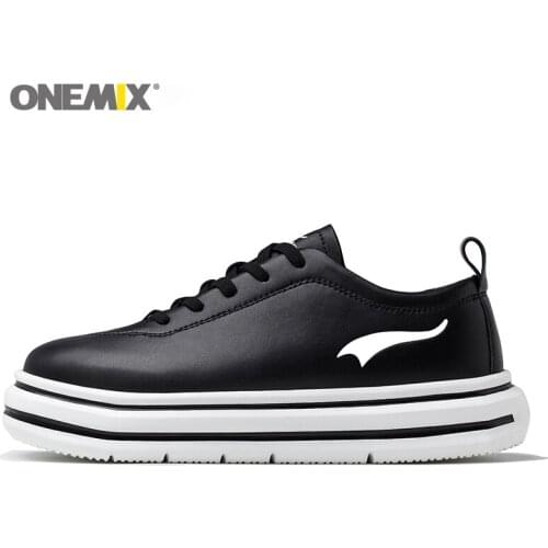 Onemix 2021 Woman Skateboarding Shoes Outdoor Increased Shoes 5CM Comfortable Sneakers Women Anti-skid Rubber Leisure Sports