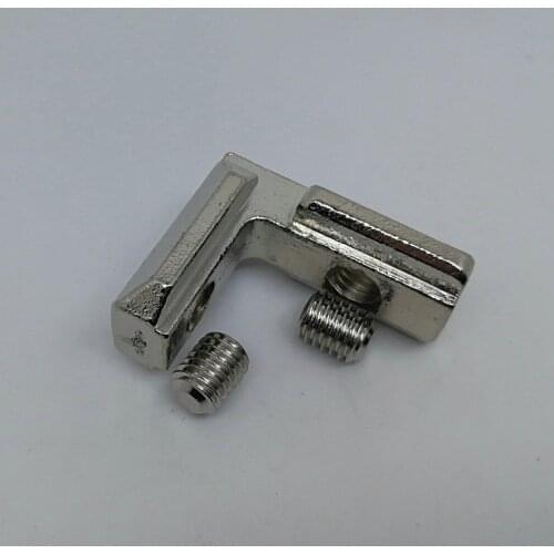 L Connectors for 6060 Single Slot Aluminum Extrusion Profiles,Screws included