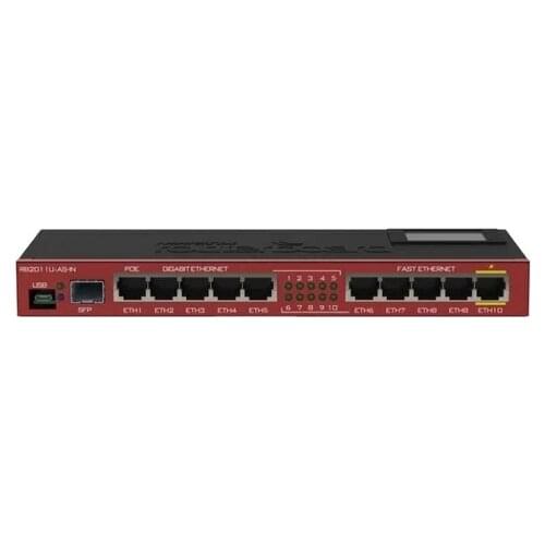 Mikrotik RB2011iL-IN Router 5xEth 600MHz 64MB L4