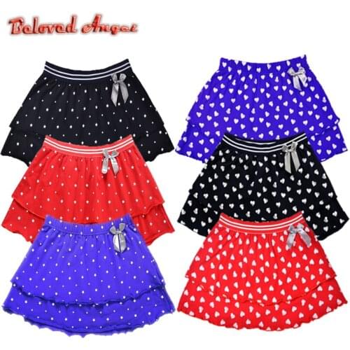 Fashion Cute Baby Girls Summer Tutu Skirts Star Print Princess Girls Ballet Dancing Party Mini Skirt 100% Cotton Kids Clothing