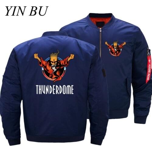 Thunderdome Hardcore Mens Ma1 Bomber Jacket Pilot Outerwear Men Army Green Flight Coat plus size 5xl Jacket