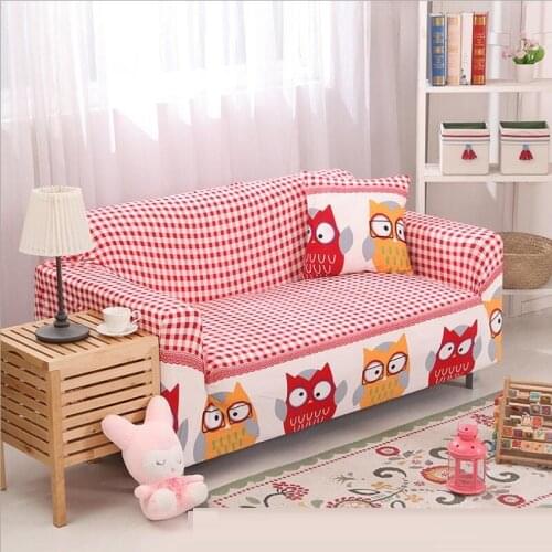 New owl elk stretch sofa cover all-inclusive all-slip non-slip fabric sofa cover living room sofa protector sofa slipcover CZ101