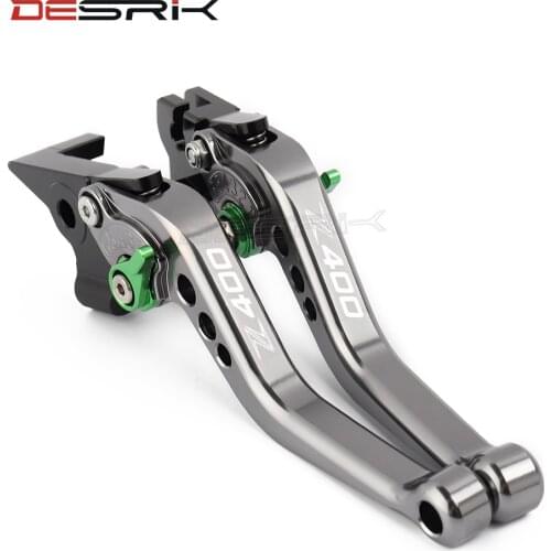 NEW LOGO For KAWASAKI Z400 z400 NINJA400 NINJA 400 2018 2019 Motorcycle Handlebar Short CNC Adjustable Clutch Brake Levers