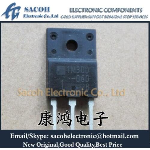 New Original 10PCS/Lot 1M30D-060 1M30D or 1M15D-090 or 1M15-060 TO-3PF 30A 600V Isolated Power MOSFET