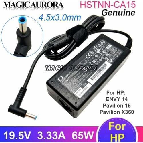 Original HSTNN-CA15 19.5V 3.33A 65W AC Adapter Charger For HP Chromebook 11 G4 EE 11 G5 11 G5 EE 14 G3 246 G4 248 Q117 Q118 Q132