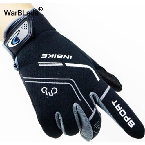 Full Finger Gym Gloves Anti Slip Windproof Thermal Warm Touchscreen Glove Men Women Autumn Winter Outdoor Sports Exercise Gloves