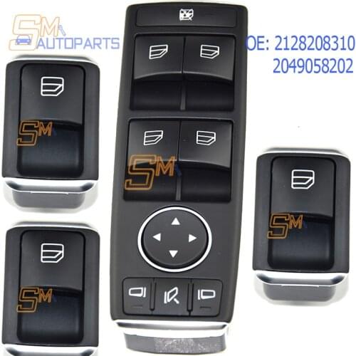 2128208310 New Electric Power Master Window Switch For Mercedes Benz W204 W212 C207 A207 C E Class X204 A2128208310 A2049058202