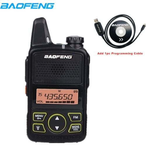 Portable Baofeng BF-T1 MINI Walkie Talkie Handheld bft1 Two Way Radio Comunicador Ham HF Transceiver for Hotel Supermarket Radio