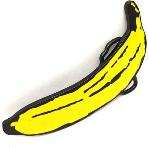 Western cowboy zinc alloy banana belt buckle men and women gift models