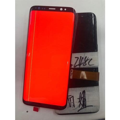Repair Edge screen Separete Glass Practice Lcd for samsung S8 S8 Plus LCD Display G955 S9 s9 Plus Broken Glass Dot screen Line