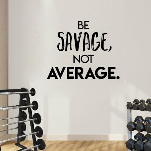 Diy GYM Wall Art Decal Wall Stickers Pvc Material For Babys Rooms Removable Decor Wall Decals