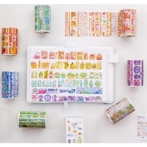 Fruit Series Kids Washi Tape Color Creative Decorative Masking Tapes Scrapbooking Stickers DIY Diary Stationery Supplies A14