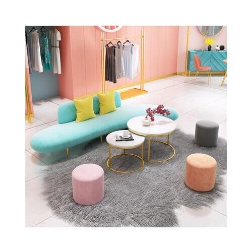 Nordic clothing store sofa personality alien simple modern reception visitor arc beauty salon net red sofa light luxury