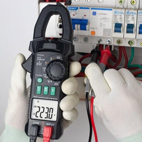 Clamp Meter Multimeter Dual Display Digital Ammeter Voltage Current Tester Tools R9UC