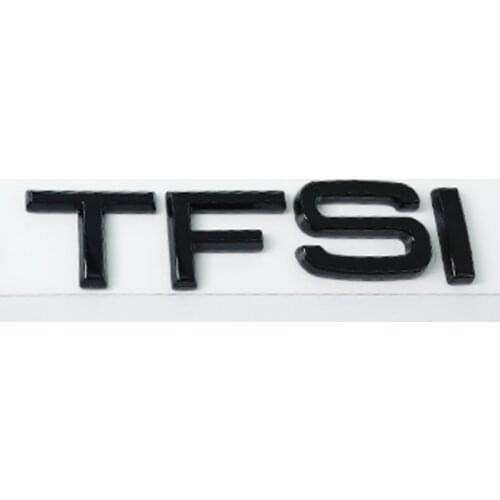1pcs Black Letter Badge Insignia Decals TFSI Car Trunk Stickers For AUDl A1 A3 A4 A4L A5 A6 A6L A7 A8 A8L Q2 Q2L Q3 Q5 Q7 TFSI