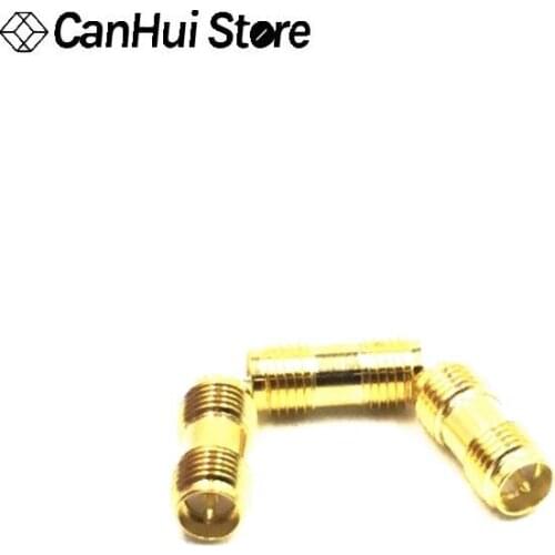 2 stücke Neelde NEUE RP Sma-buchse zu RP-SMA Weibliche Jack RF Coax Adapter konverter Gerade Vergoldet Weibliche zu weibliche SM