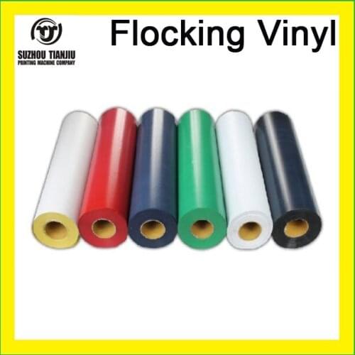 25Meter t-Shirts Flocking Heat Transfer Vinyl One Roll Hot Sales