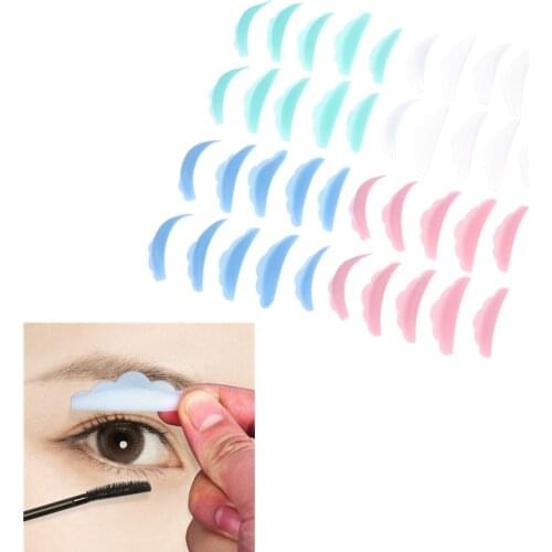 5 Pairs Silicone Eyelash Perm Pad Recycling Lashes Rods Shield Lifting 3D Eyelash Curler Accessories Applicator Eyelash Tools