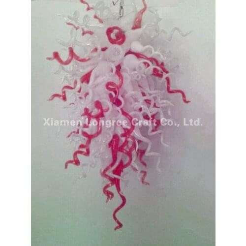 Free Shipping Italian Dale Style Hand Blown Glass Shade Chandelier Lighting