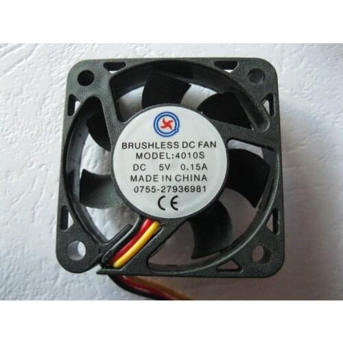 20 Pcs Brushless DC Cooling Fan 7 Blade 4010S 5V 40x40x10mm 3wires