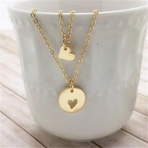 Big Sale in Jewelry Dropshipping Wholesale 2PCS Mother Daughter Necklace Heart Love Bar Necklaces & Pendants For Women