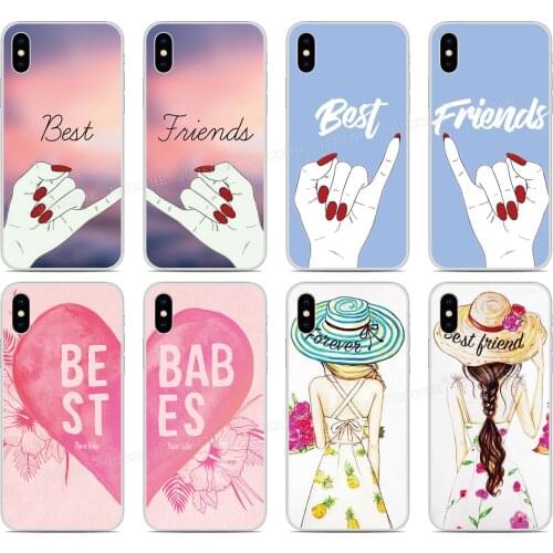 Best Friend Back Cover For Alcatel 3 3L 3V 3X 1 3C 1C 1X 1V 1S 2019 Soft Case For Alcatel 1SE 1S 1V 3L 3C 1A 1B 2020 Phone Case