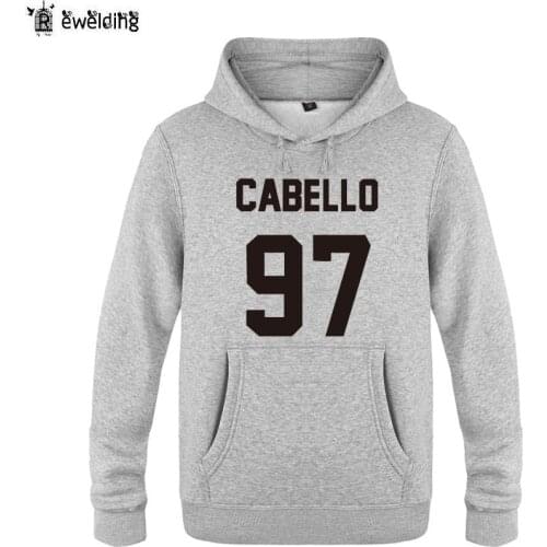 Mens Hoodies 5H Fifth Harmony Camila Cabello 97 Hoodie Men Fleece Long Sleeve Mans Sweatshirt Hip Hop Pullover Oversized Coat