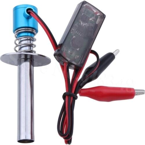 Electric candles Glow Plug Starter Igniter for 1:8 1:10 Nitro Buggy Truck RC Model Car Baja Boat Plane Helicopter 80100 HSP
