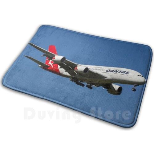 Qantas Airbus A380 Carpet Mat Rug Cushion Soft Airbus A380 Qantas A380 842 Qantas Qantas A380 Qantas A380 Australian A380