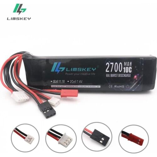 3S 11.1V 2700MAH Lipo Battery For Walkera DEVO 7 T8FB DEVO 10 DEVO12E F12E WFLY9 RadioLink AT9 AT10 AT90S Transmitter 2600mah