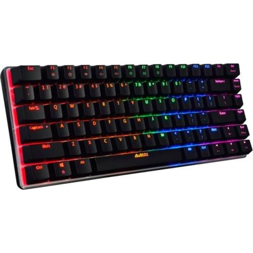 New 82 Keys Gaming Mechanical Backlit LED Wired Esports Switch Keyboard for Laptop
