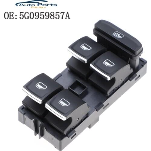 New Power Window Switch Control Button For Volkswagen Golf Mk7 Passat B8 Tiguan Touran 2014 2015 2016 2017 2018 5G0959857A