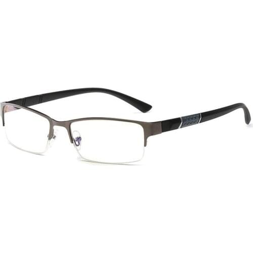 Half Metal Frame Nearsighted Glasses Unisex Prescription Myopia 0 -0.5 -1 -1.5 -2 -2.5 -3 -4 -5 -6