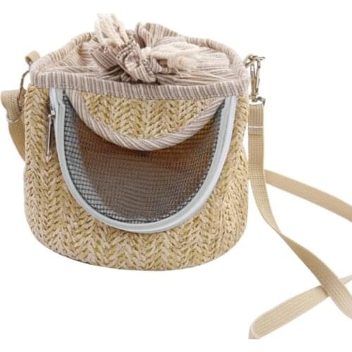 Portable Small Pet Carrier Breathable Outdoor Travel Hedgehog Hamsters Carrying Storage Shoulder Bag Sleeping Pouch