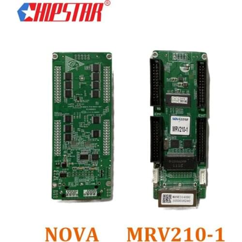 Full Color RGB LED Outdoor Waterproof Display Receiving Card Video Wall Controller Novastar MRV210-1