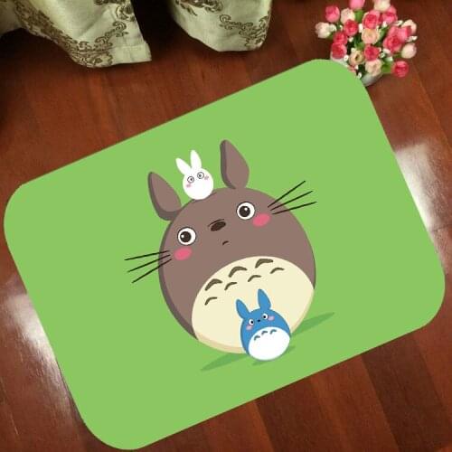 Mats Anti Slip Floor Mat Hayao Miyazaki animation Totoro Carpet Printed Pattern Carpet Rug for Bathroom Door Living Room