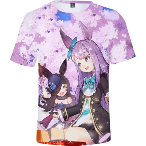 Pretty Derby Special Week Silence Suzuka 3D Print Spring Summer Preppy Style Men/Women Street Clothes T-shirt Innovation Style