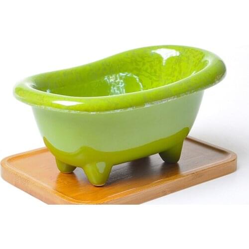 Creative Bathtub Shape Soap Box Bathroom Soap Storage Supplies Storage Tray Home Decoration Hotel Bathroom Soap Dish Decoration