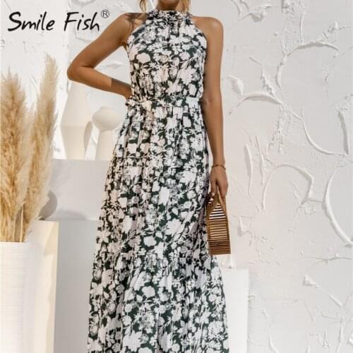 Summer 2021 Fashion Polka Dot Dress Clothing Casual Beach Vacation Long Dresses Vestido De Mujer Boho Women Dresses Women G1155