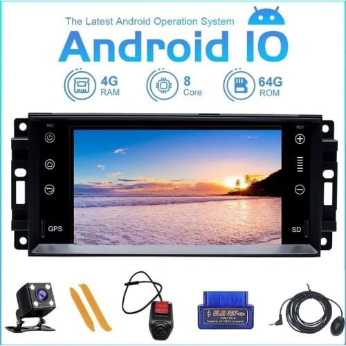 ZLTOOPAI Android 10 For Jeep/Wrangler/Patriot 2008-2011 Car Multimedia Player GPS Navigation Auto Radio Stereo Head Unit SWC