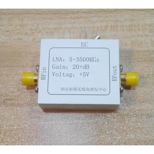 1PC 5-3500MHz 20dB RF broadband LNA frequency amplifier gain 20dB