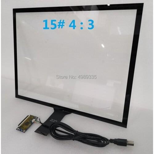 15-inch capacitive touch screen linuxWIN7810 and Android system plug and play Yili 2511 solution 4: 3 positive screen G+G struct