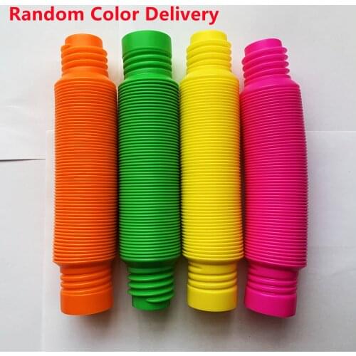 4pcs of XL Pop Tubes Fidget Fine Motor Skills Toddler Toys, Fidget Sensory Kids and Learning Toys