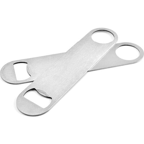 50pcs New Multifunction Stainless Steel Bottle Opener Flat and Long Bottle Openers Bar Tool Beer Wine Tools