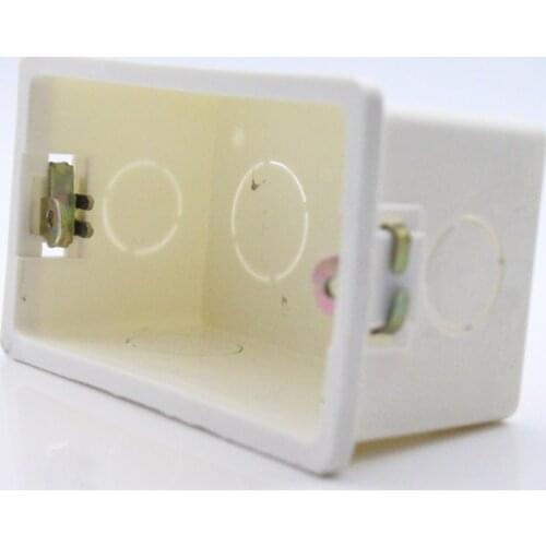 Free Choose, 2017 White Plastic Materials, 107mm*67mm US Standard Internal Mount Box for 118mm*72mm Standard Wall Light Switch