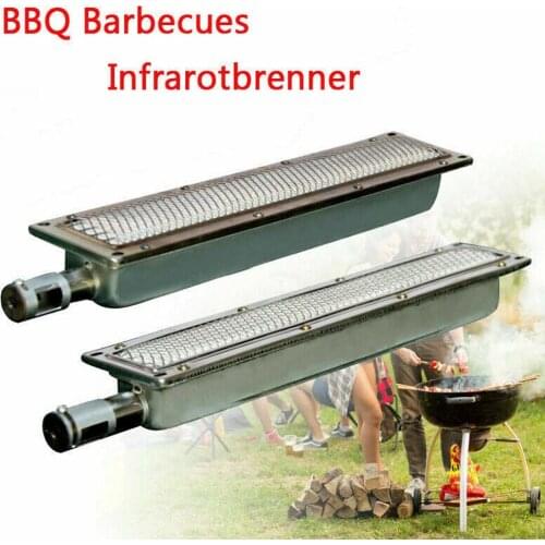 1pcs 44*9.5cm Barbecue BBQ infrared ceramic burner stainless steel ceramics gas burner alumunium plate infrared burner