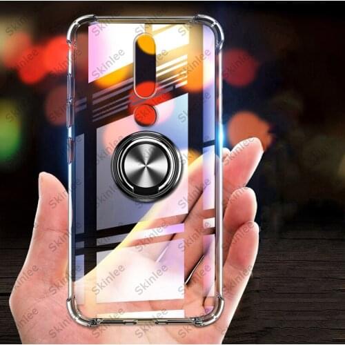 Skinlee For Nokia 2.4 Case Official Original Shockproof With Ring Soft Airbag Cover For Nokia 2.4 Case