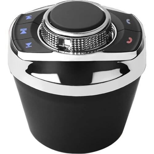New Universal Car Wireless Steering Wheel Control Button With LED Light 8-Key Functions For Car Android Navigation Player